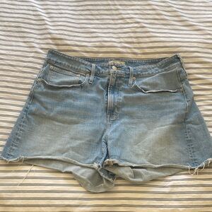 Madewell Light Blue Jean Shorts